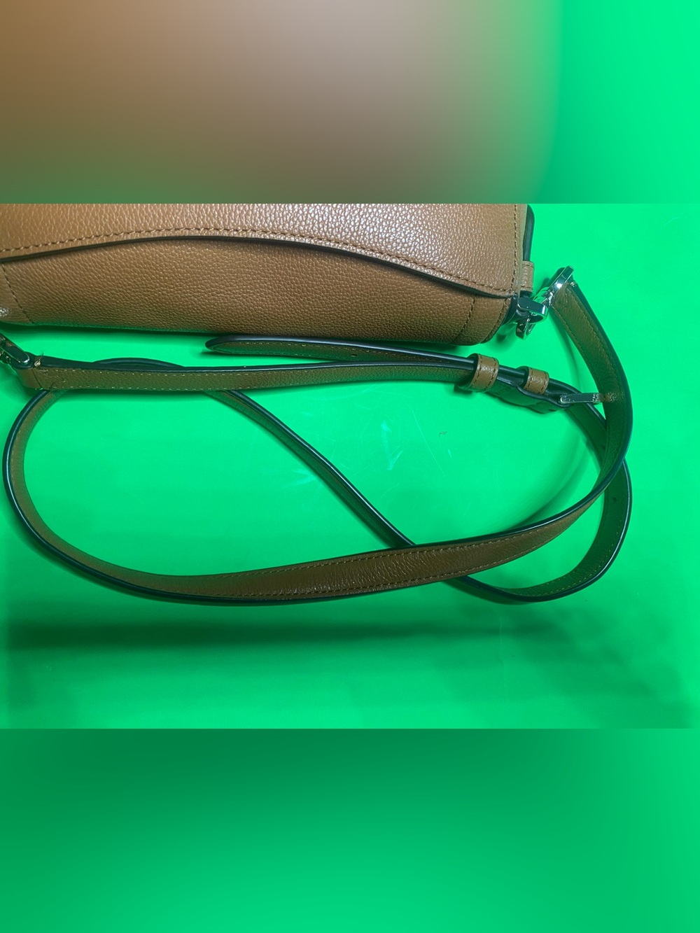 Kate Spade Blake Braun Pebble Brown Saddle Crossbody - Picture 8 of 16